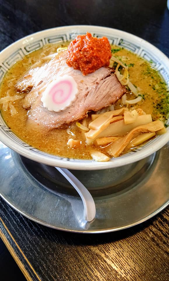 からし味噌らーめん、750円。